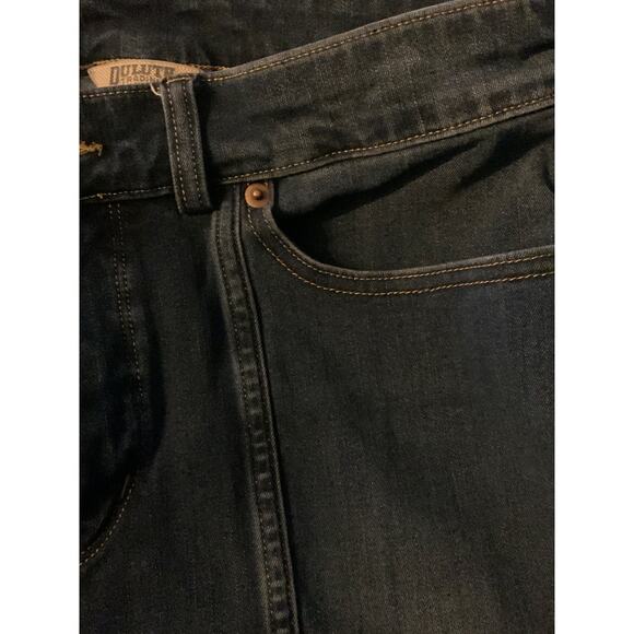 duluth trading dark wash y2k skinny jeans womens size 8 medium - Picture 4 of 5